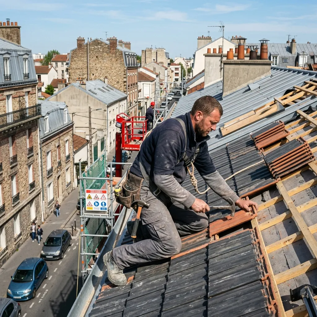 Rénovation toiture tuile